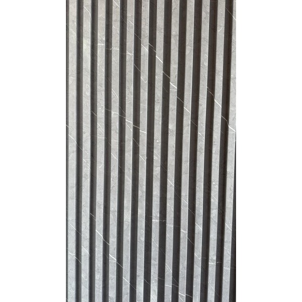 Panneau Lame PVC - Gris / Beige